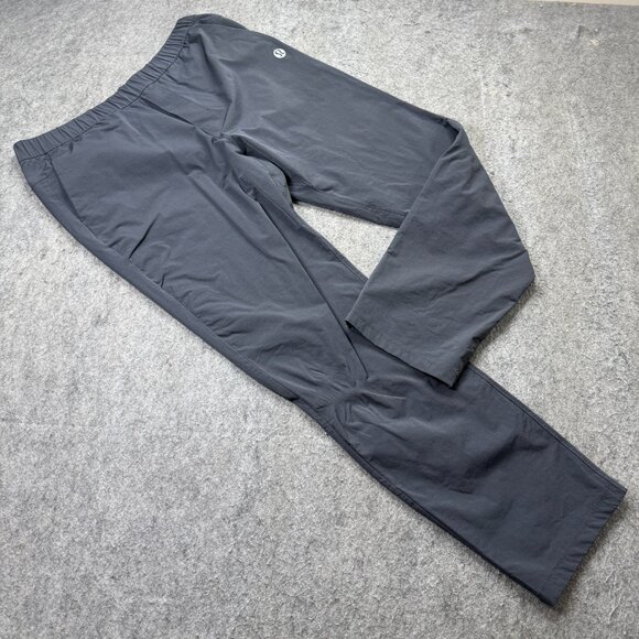 Lululemon Track Pants Men 2XL Gray 30" Elastic Drawstring Performance Stretch - Picture 1 of 16